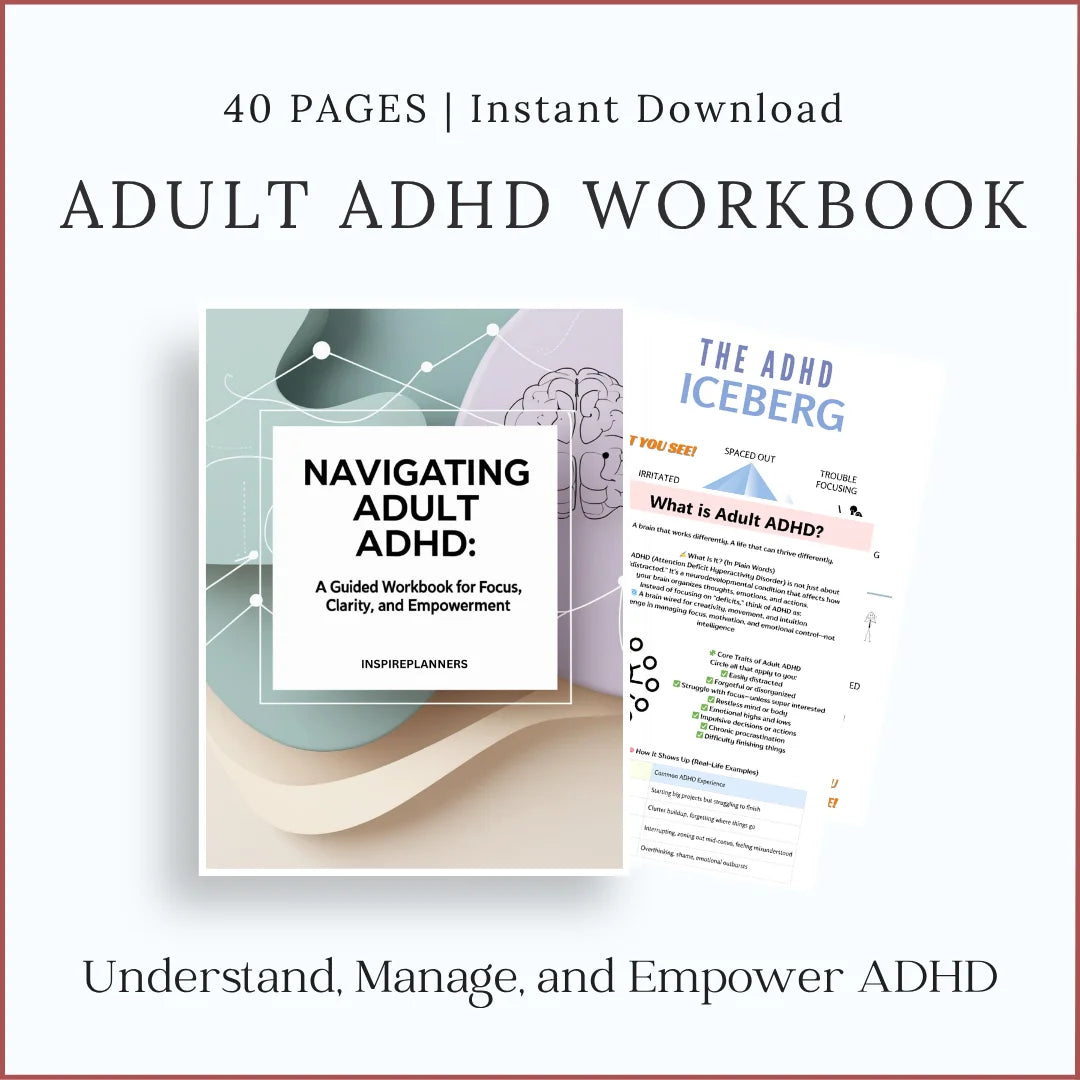ADHD Mega Bundle – Complete Adult ADHD Worksheets & Organization Toolkit